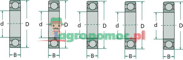 FAG Łożysko kulkowe zwykłe | zdjęcie nr 2